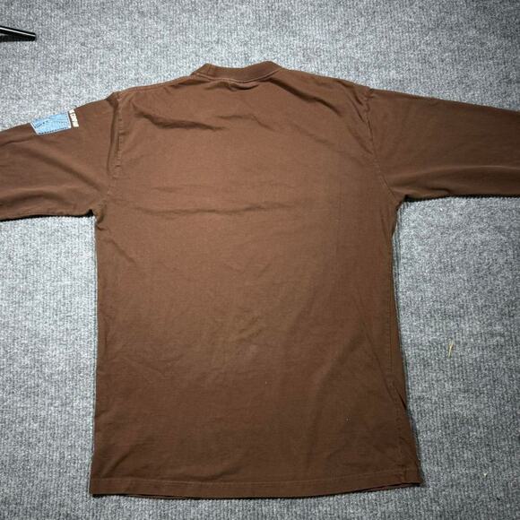 Enyce Y2K Brown Retro Baggy T-Shirt Men’s Size XL Grunge Southpole Type - Picture 4 of 6